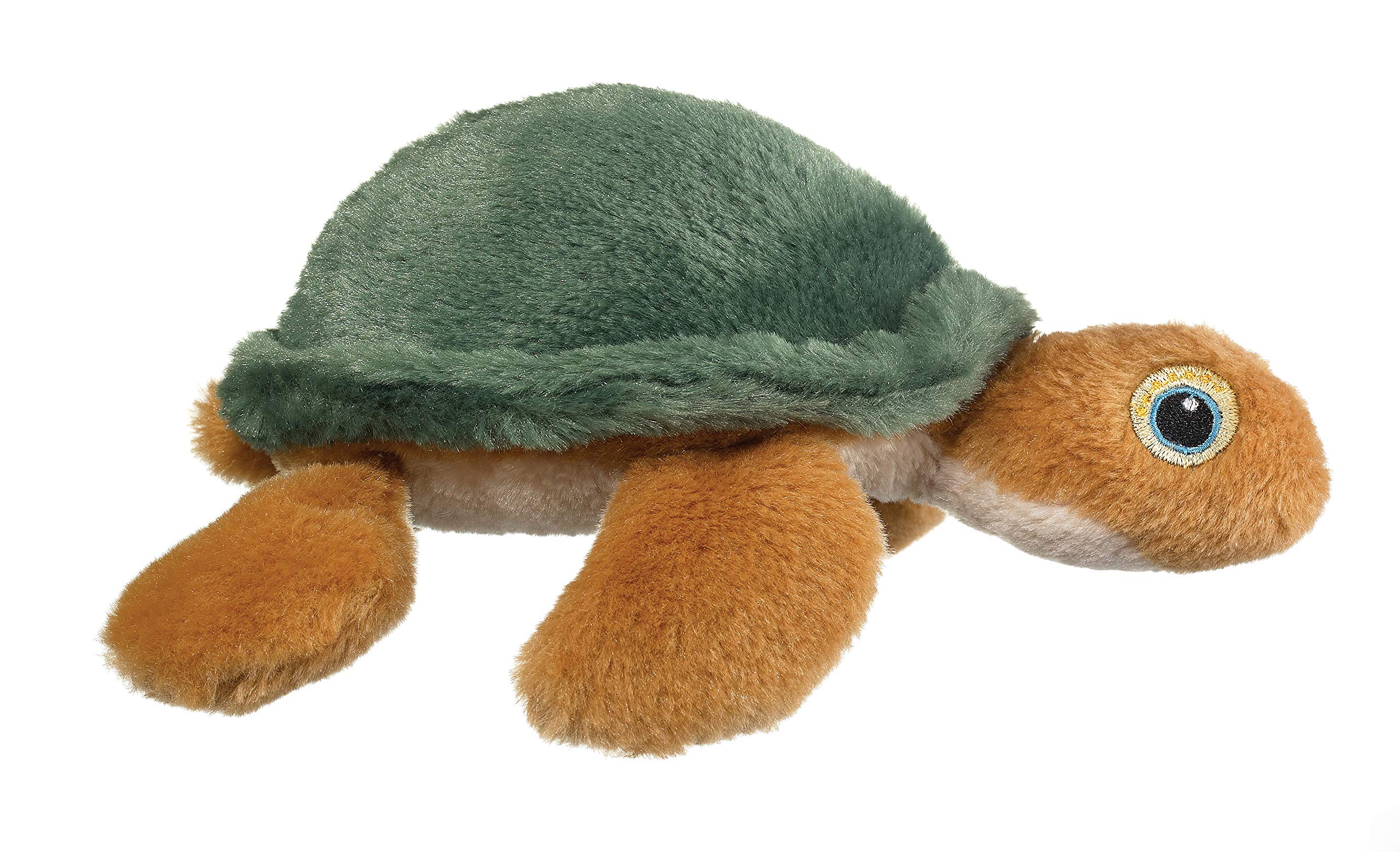Eco Pals Green Sea Turtle by Wildlife Artists, Eco-Friendly 10.5" Stuffed Animal, Plush Toy, Embroidered Eyes and Noses, Made from 100% Post-Consumer and Recycled Materials
