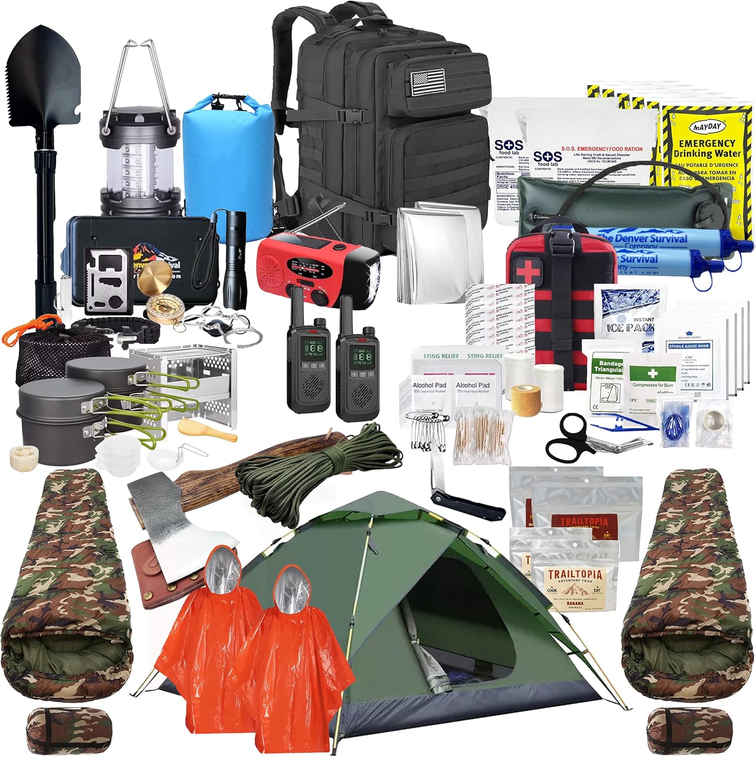 Denver: Premium Day Survival Backpack with France Ubuy