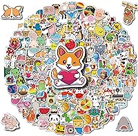 Sawnfay 200PCS Waterproof Vinyl Stickers for Water Bottles - Cute Kids Classroom Rewards, Teacher Prizes, Laptop Decals (2-3.5in Large)