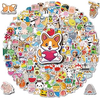 Sawnfay 200PCS Waterproof Vinyl Stickers for Water Bottles - Cute Kids Classroom Rewards, Teacher Prizes, Laptop Decals (2-3.5in Large)