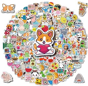 200PCS Waterproof Vinyl Stickers for Water Bottles Cute Kids Stickers for Classroom Teacher Prizes Classroom Must Haves