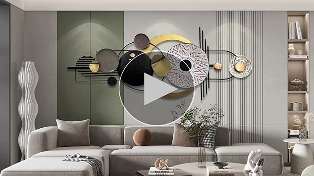 Amazon.com: ERMOFAV Wall Decor,Modern Creative Metal