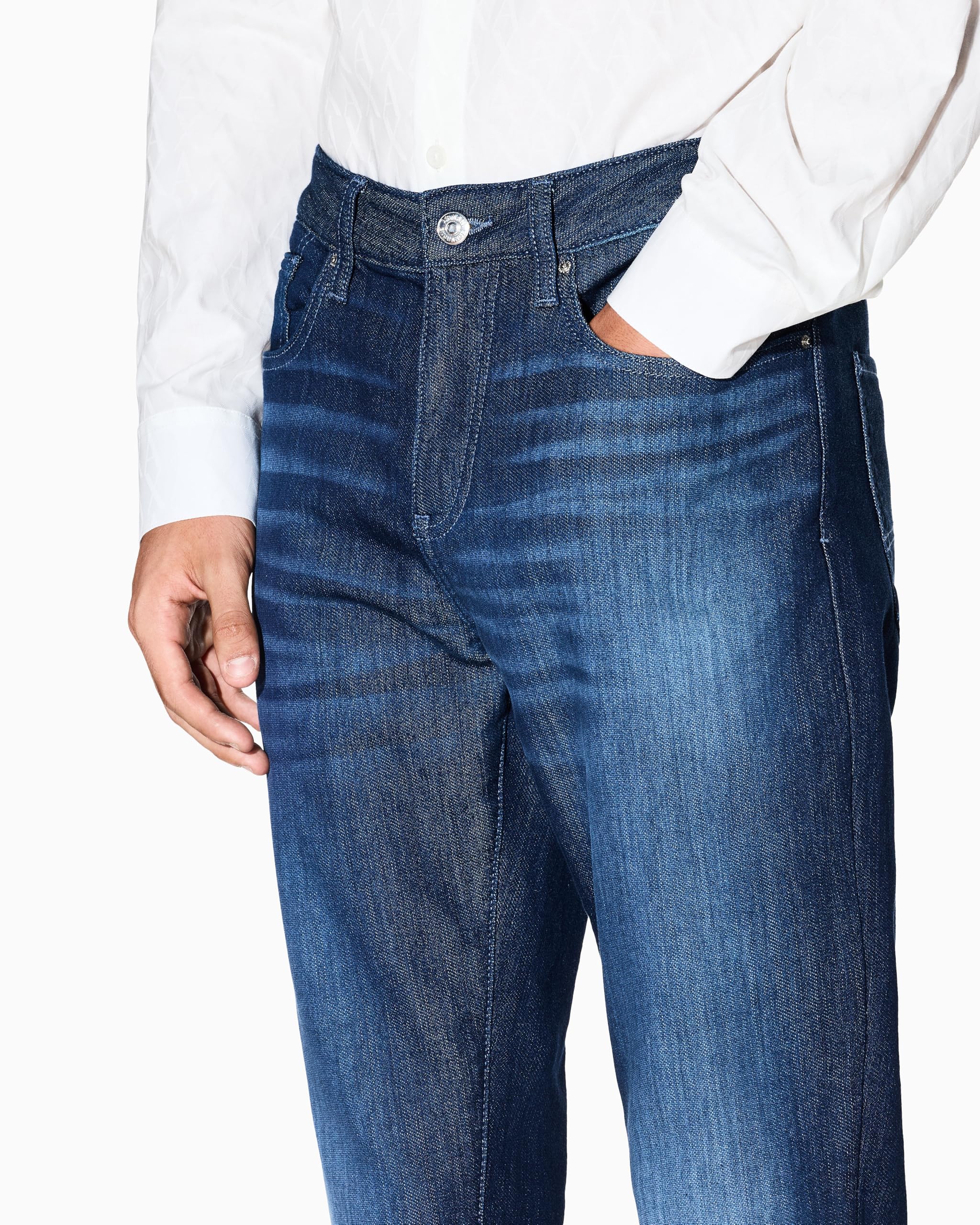 Armani Exchange J14-slim Fit, Back Logo - Dżins Mężczyźni