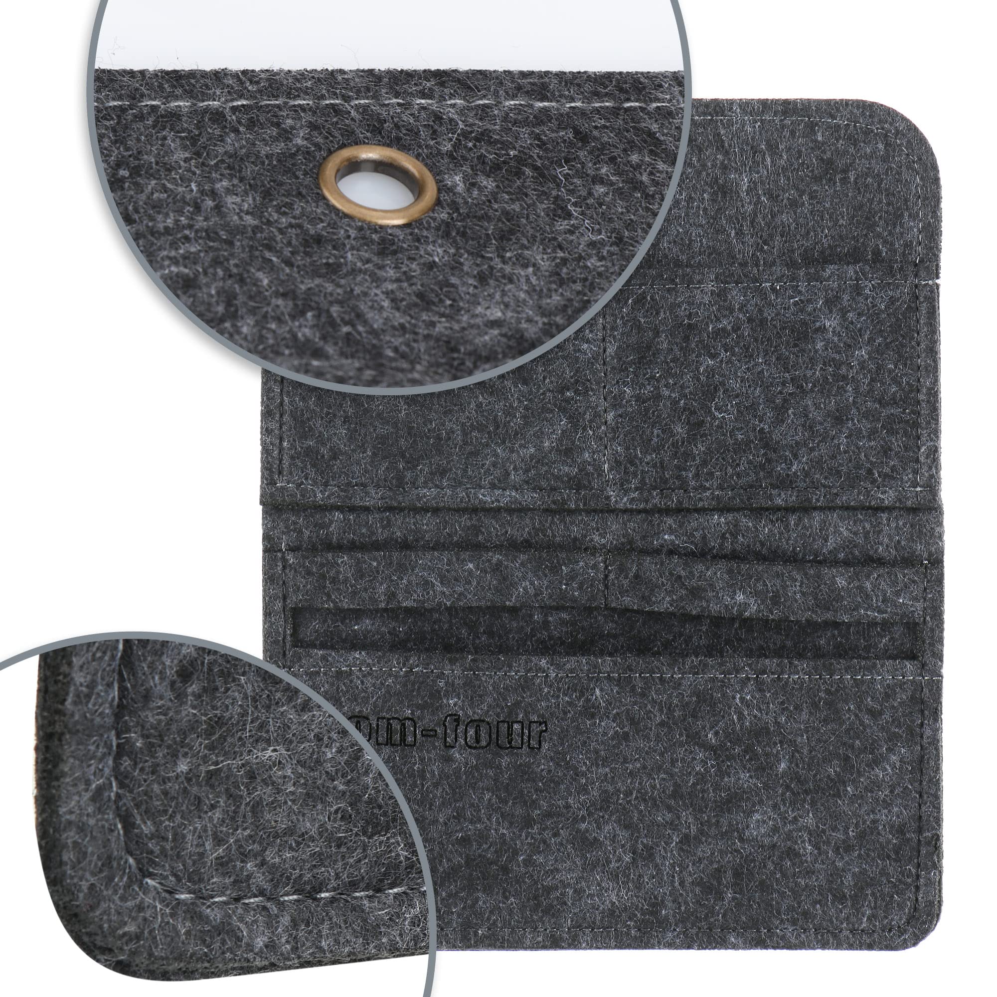COM-FOUR® 2x pólka wiszaca, praktyczny wiszacy organizer wykonany z filcu | schowek do zawieszenia - idealny do namiotów - garazy - tarasów i balkonów