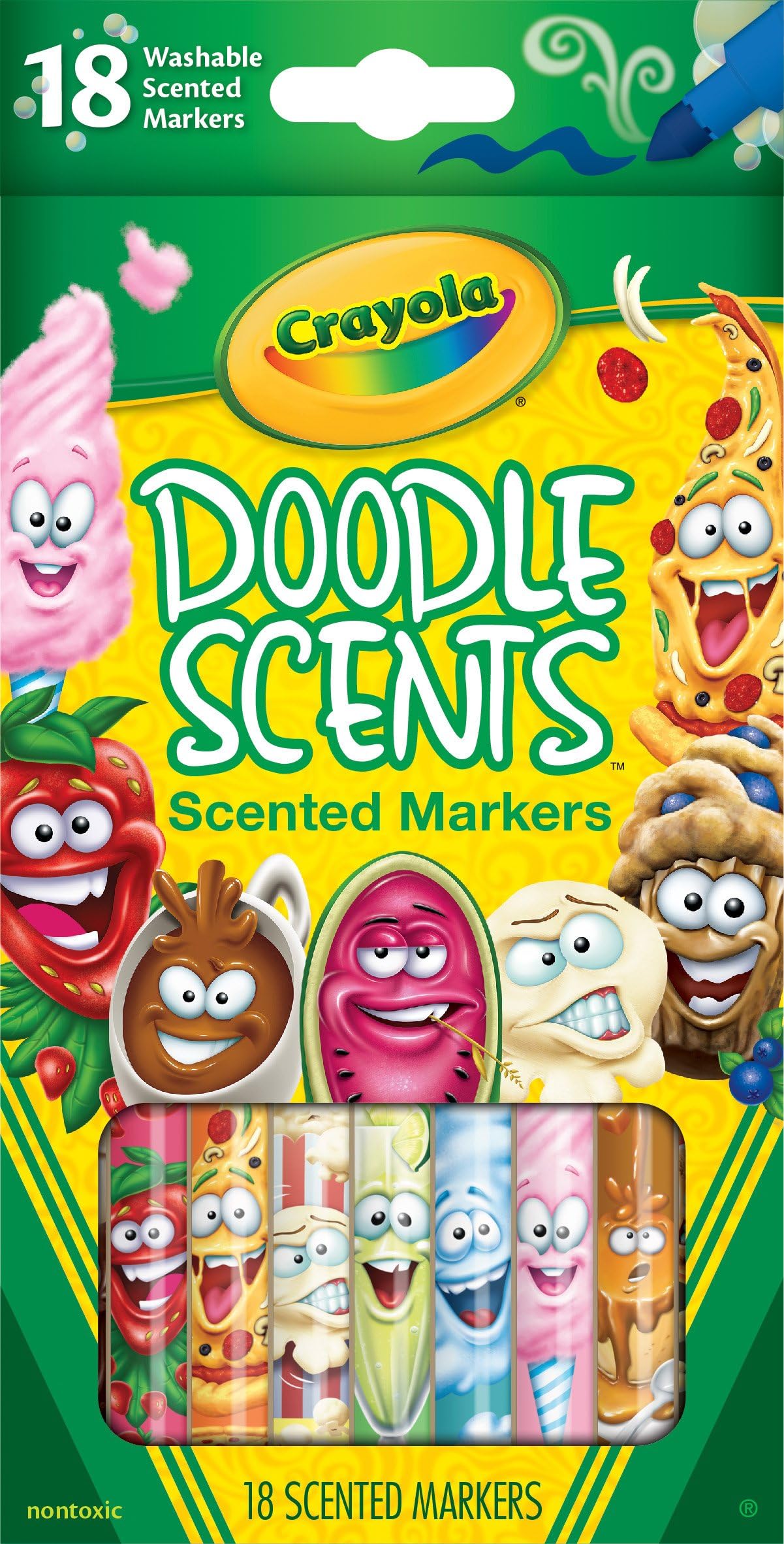 Crayola Doodle Scents Markers (18 Count)
