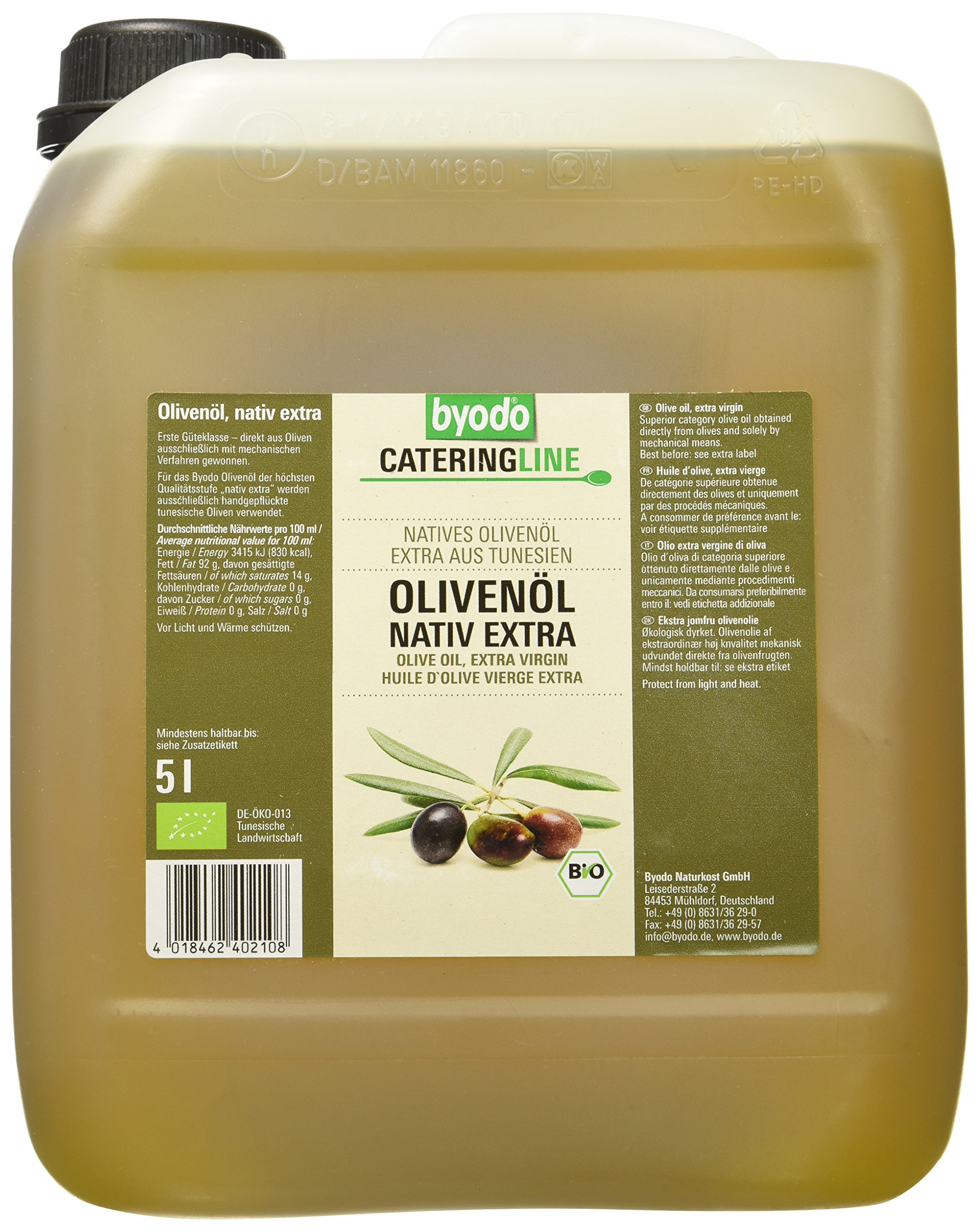 Byodo Bio Olivenöl nativ extra, 5 l