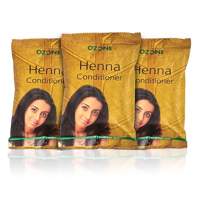 Ozone Henna Hair Conditioner |Men & Women | Ideal For Strong and Damaged Hair ,Shine & Nourish | Enriched with Bhringraj