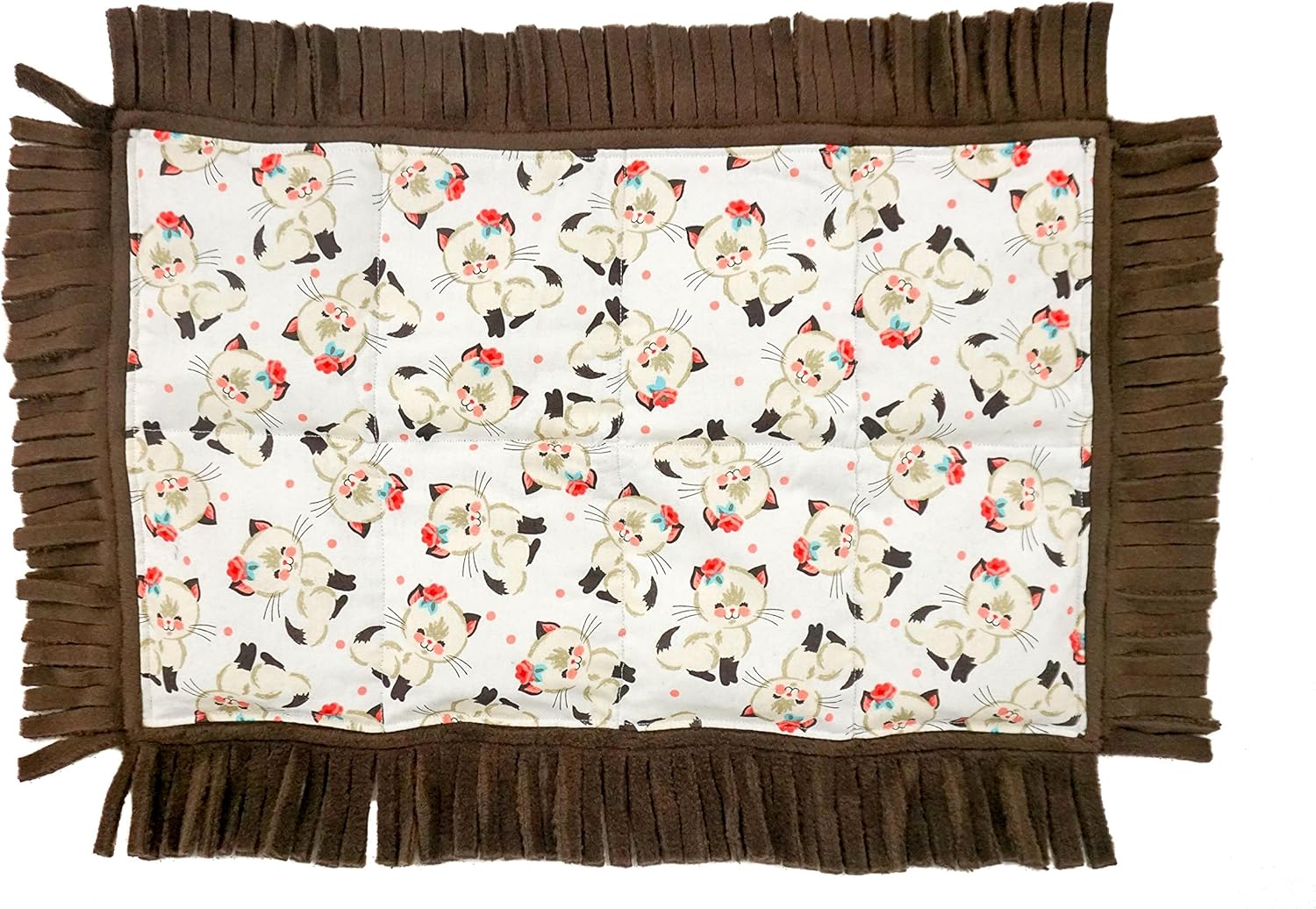 Weighted Sensory Lap Pad - 3 lbs - Click for More Designs (Brown - Cats)
