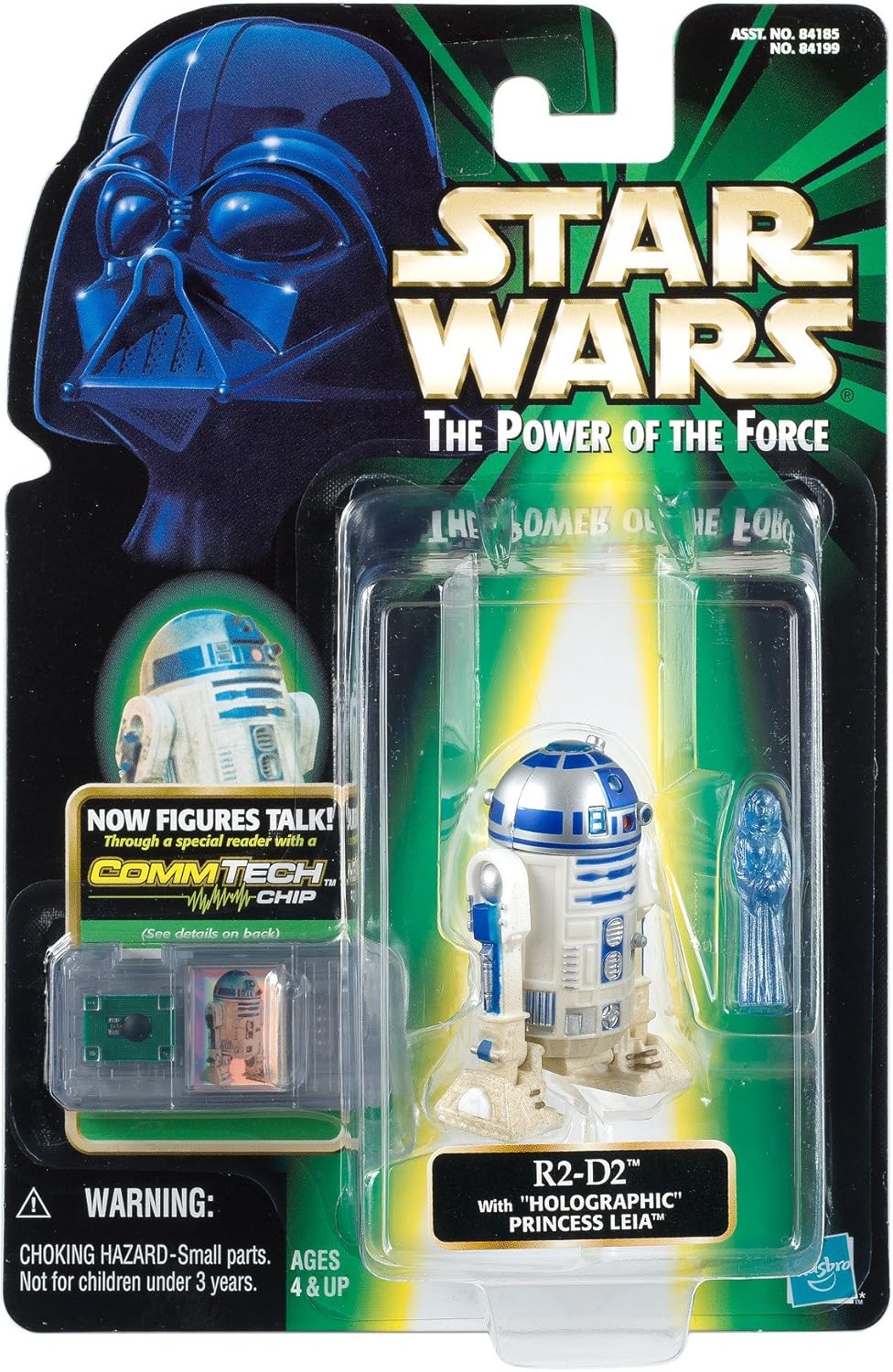 Star Wars: Power of the Force CommTech R2-D2 with Holographic Princess Leia Action Figure
