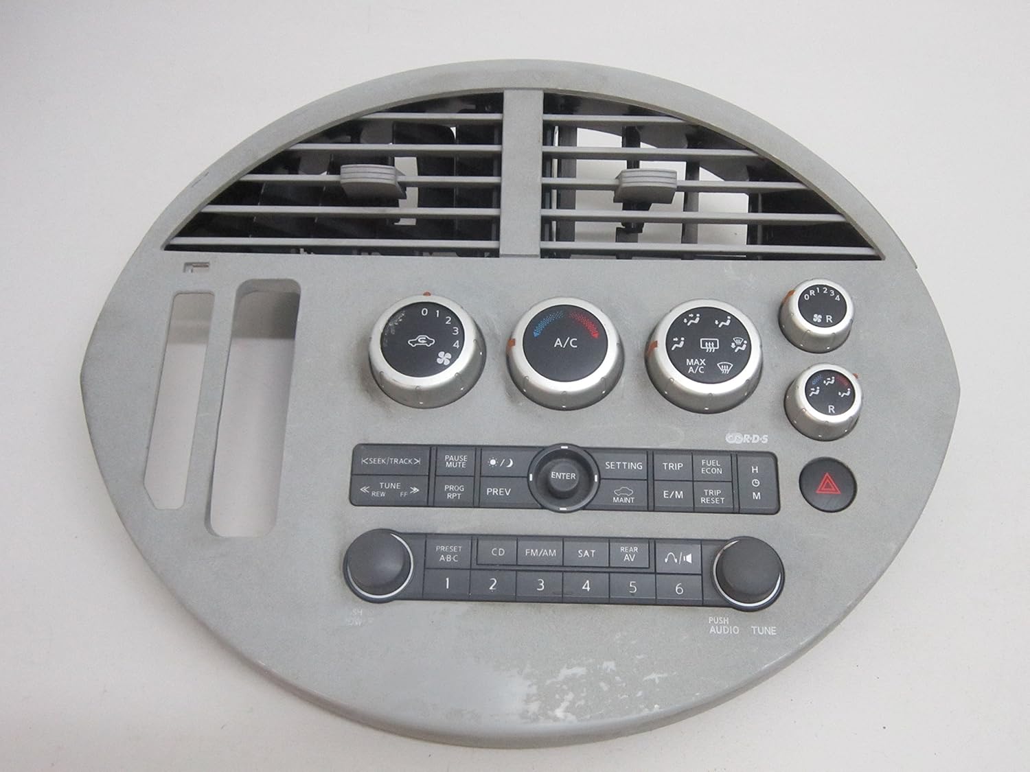 04 NISSAN Quest Climate Control Radio Dash Bezel Automotive