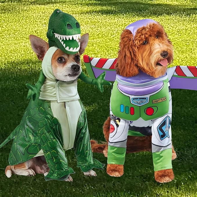 Toy Story: Disfraz de Rex para Perros o Gatos por Rubies, Talla S miniatura 8