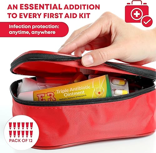 Miniatura 6 de Ever Ready First Aid Pomada antibiótica triple de 1.0 onzas, ungüento de primeros auxilios para arañazos menores, cortes, quemaduras, heridas y