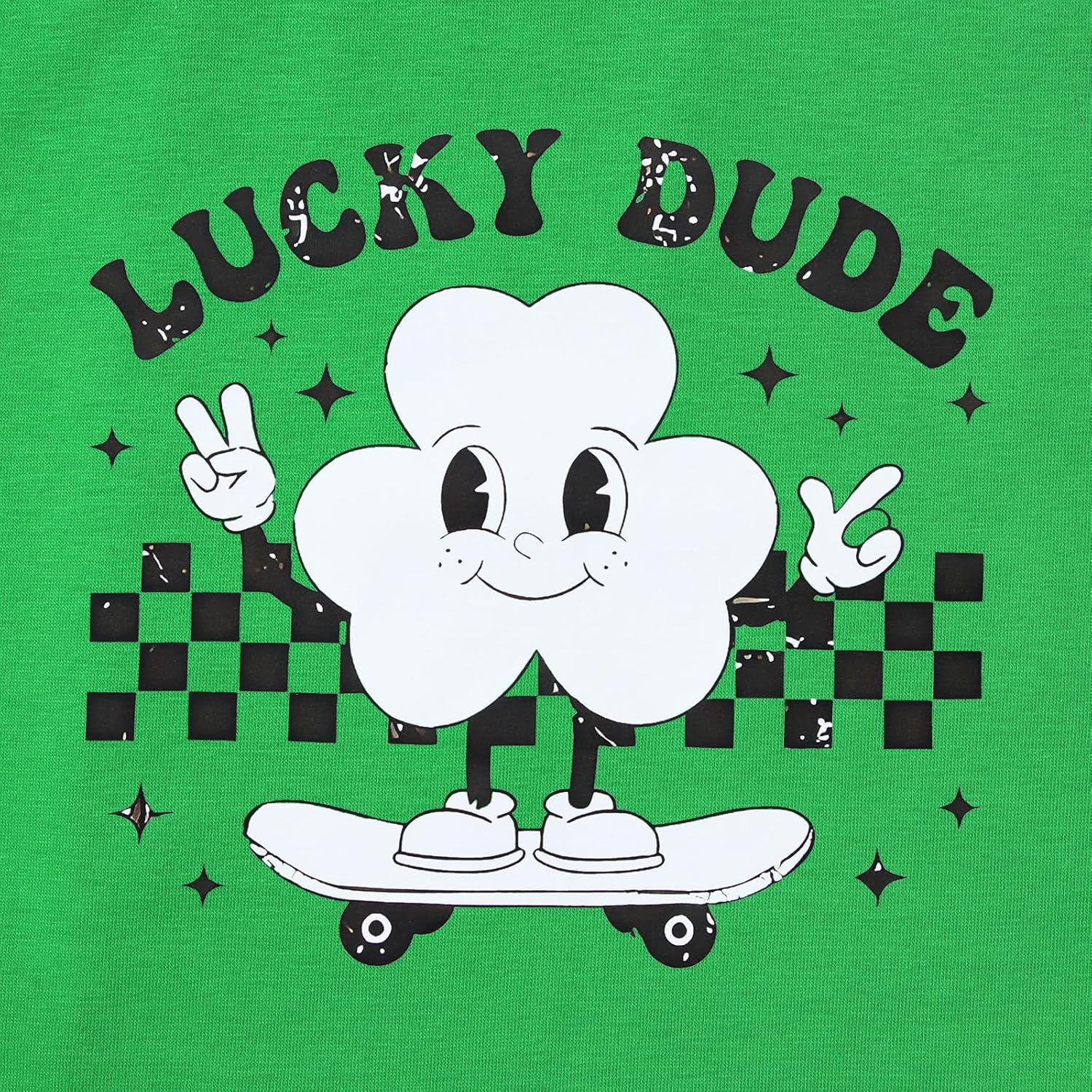 SOFEON Lucky Dude T-Shirt Toddler Boys Girls St Patricks Day Shirts Shamrock Outfits Clover Tees Tops 1-5 Years - Image 5