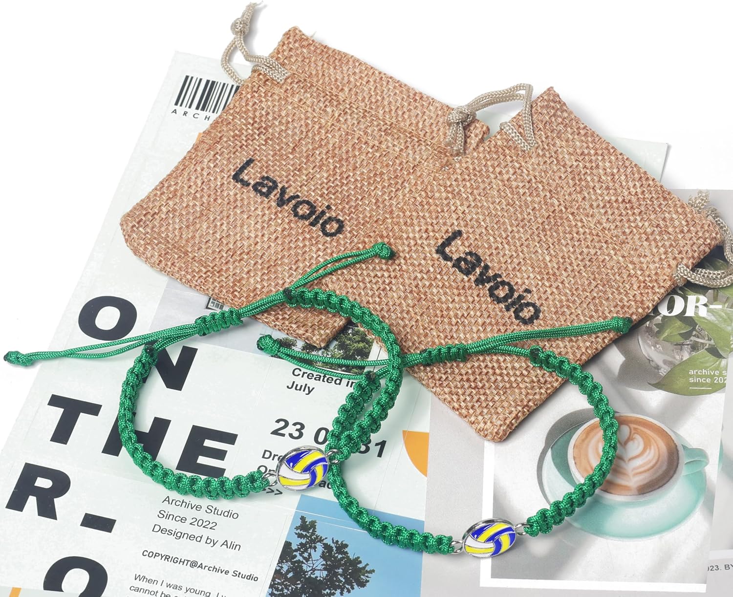 Volleyball Charm Bracelets – Adjustable Woven Jewelry with Volleyball Charms Braided Rope Bracelets for Team Players Sports Accessories Friendship Gifts - Image 6