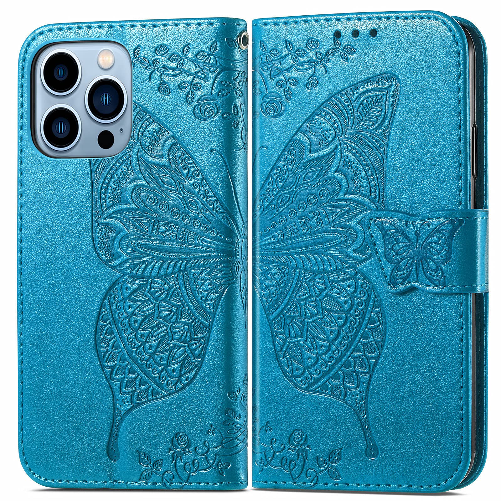 Cover per Apple iPhone 13 Custodia a libro pelle Flip Portafoglio