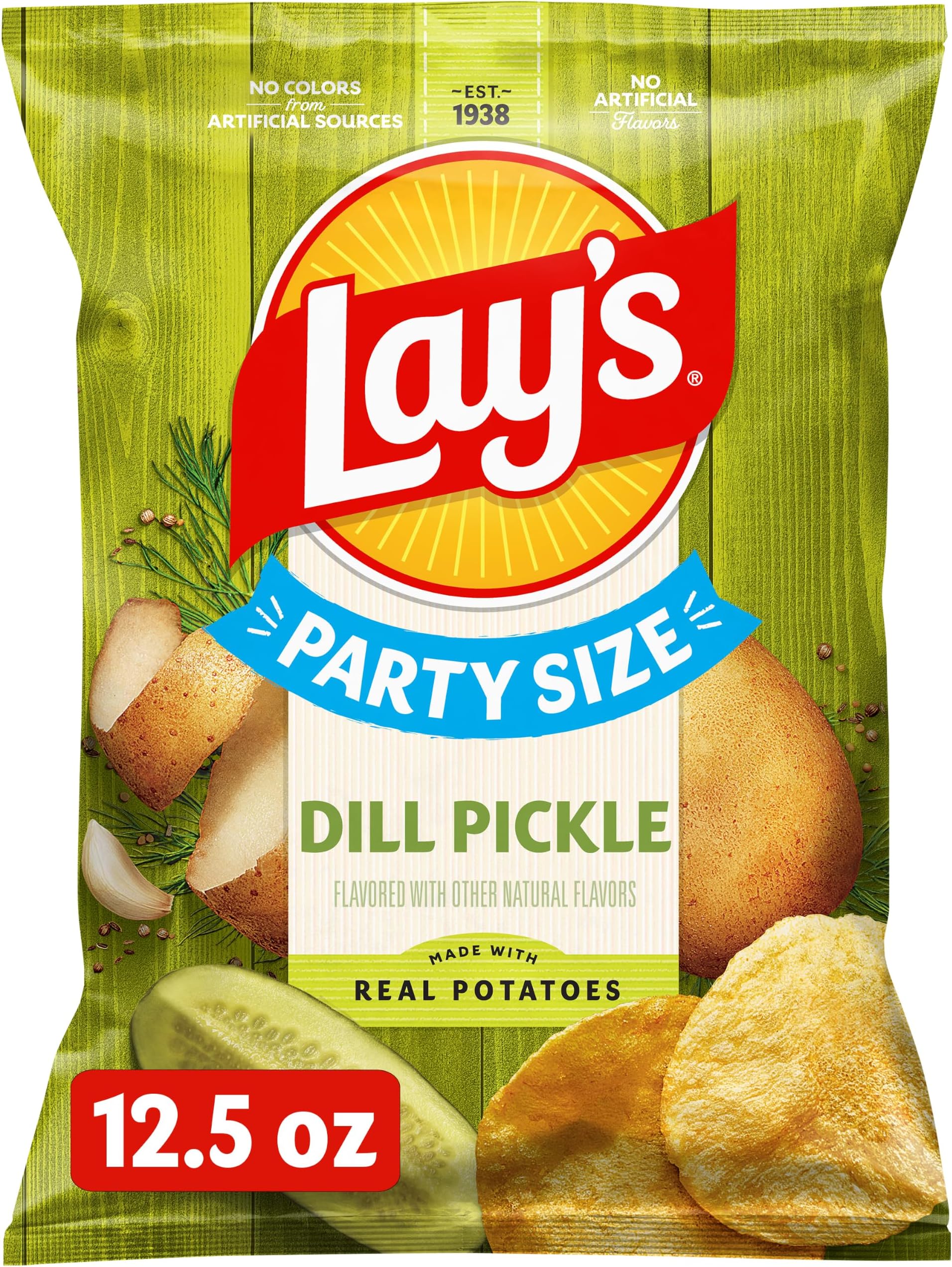 Lay's Potato Chips Dill Pickle, 12.5 Oz