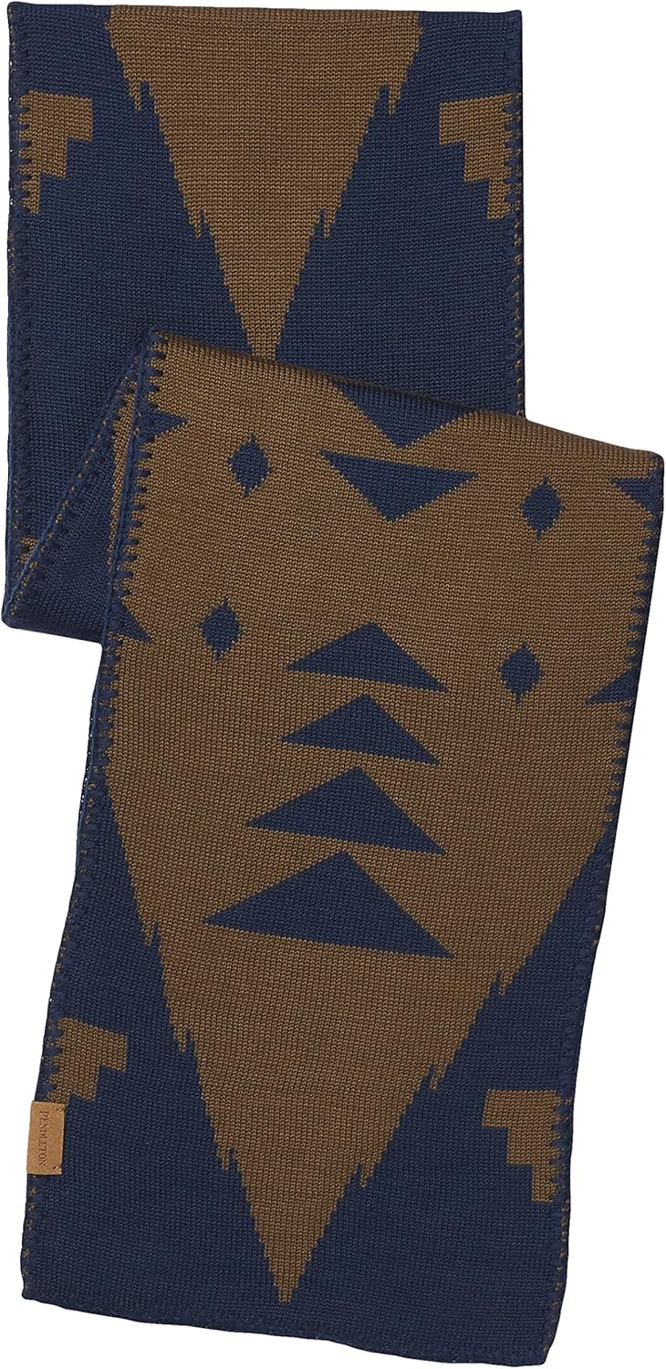 Pendleton Wool Knit Scarf, Bear, one size at  Men’s Clothing store