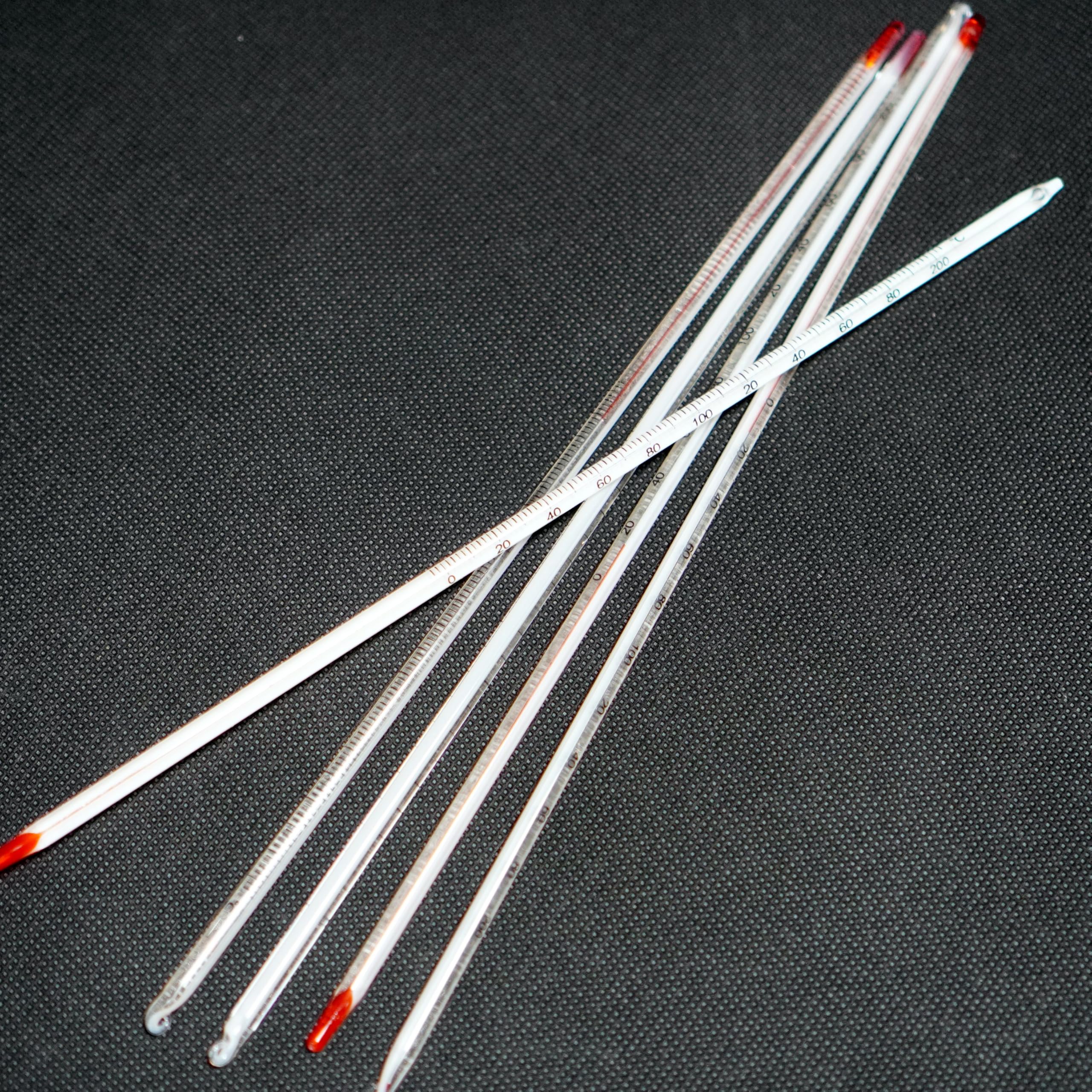 Thermomètre en verre de laboratoire sans mercure, 1 pièce, 0 ℃ ~ 200 ℃ et -30 ℃ ~ 100 ℃ for une mesure précise de la température(0°C~200°C)