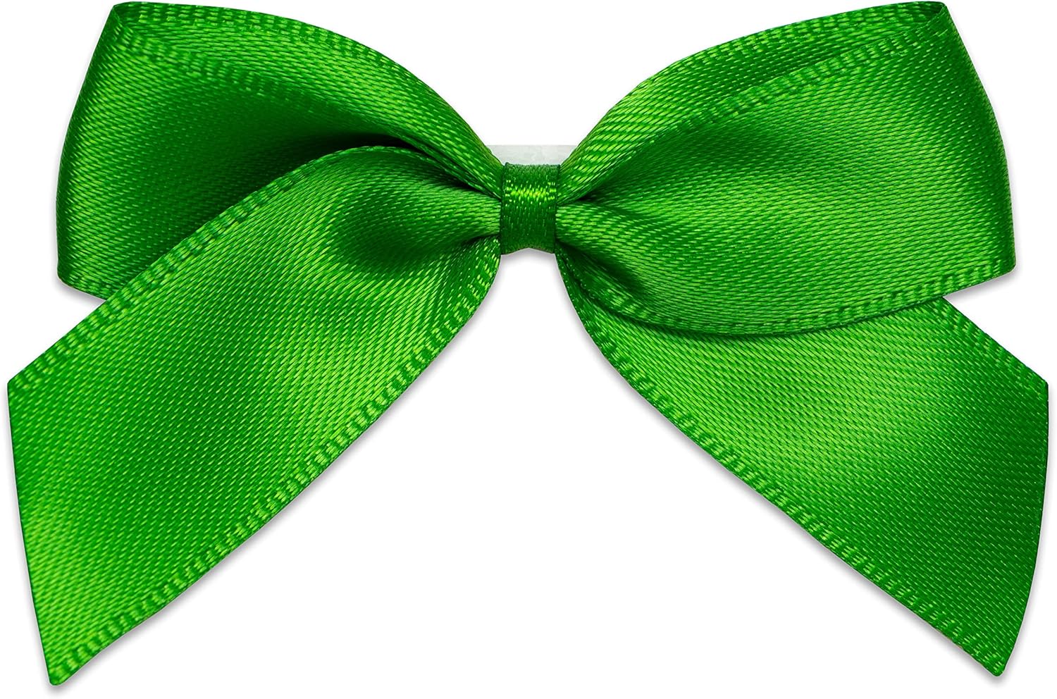 Italian Options Satin Ribbon Bows Self Adhesive 12-Piece Pack, 5 cm Bow Width, Emerald