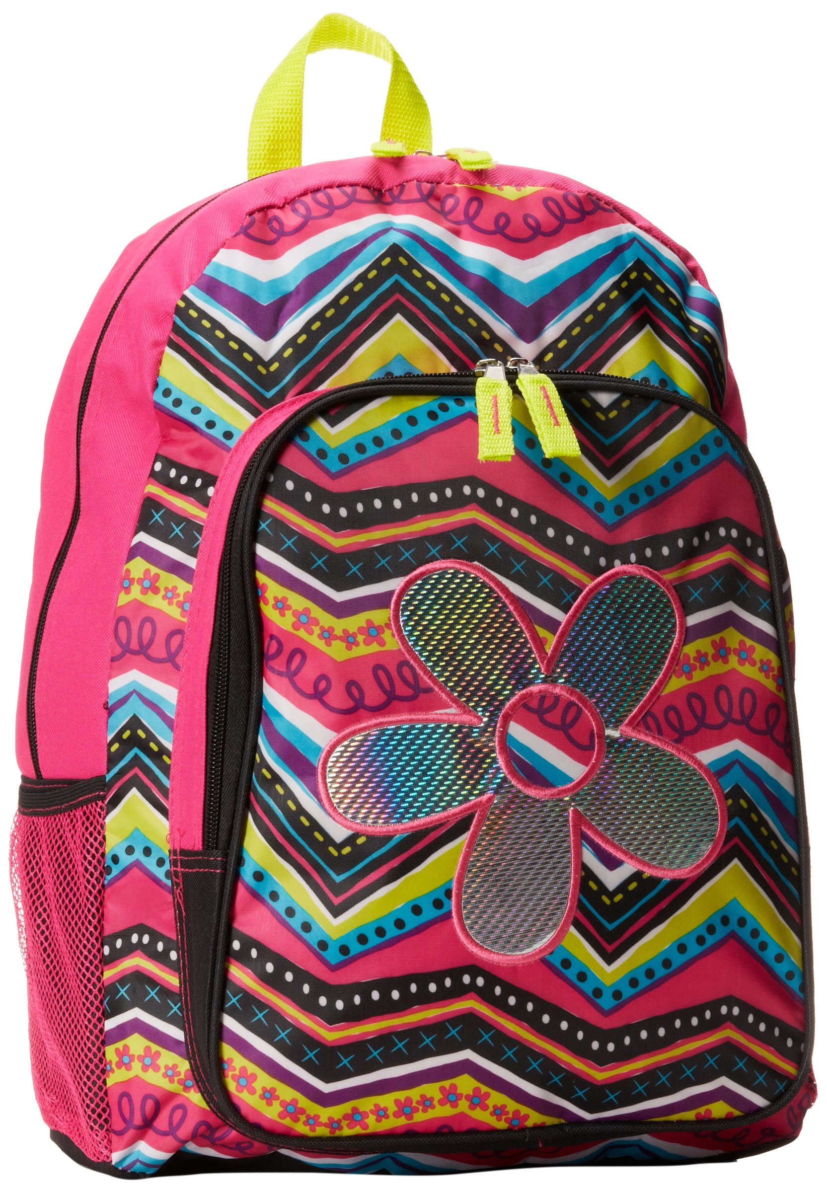 Big Girls' Neon Glitter Backpack