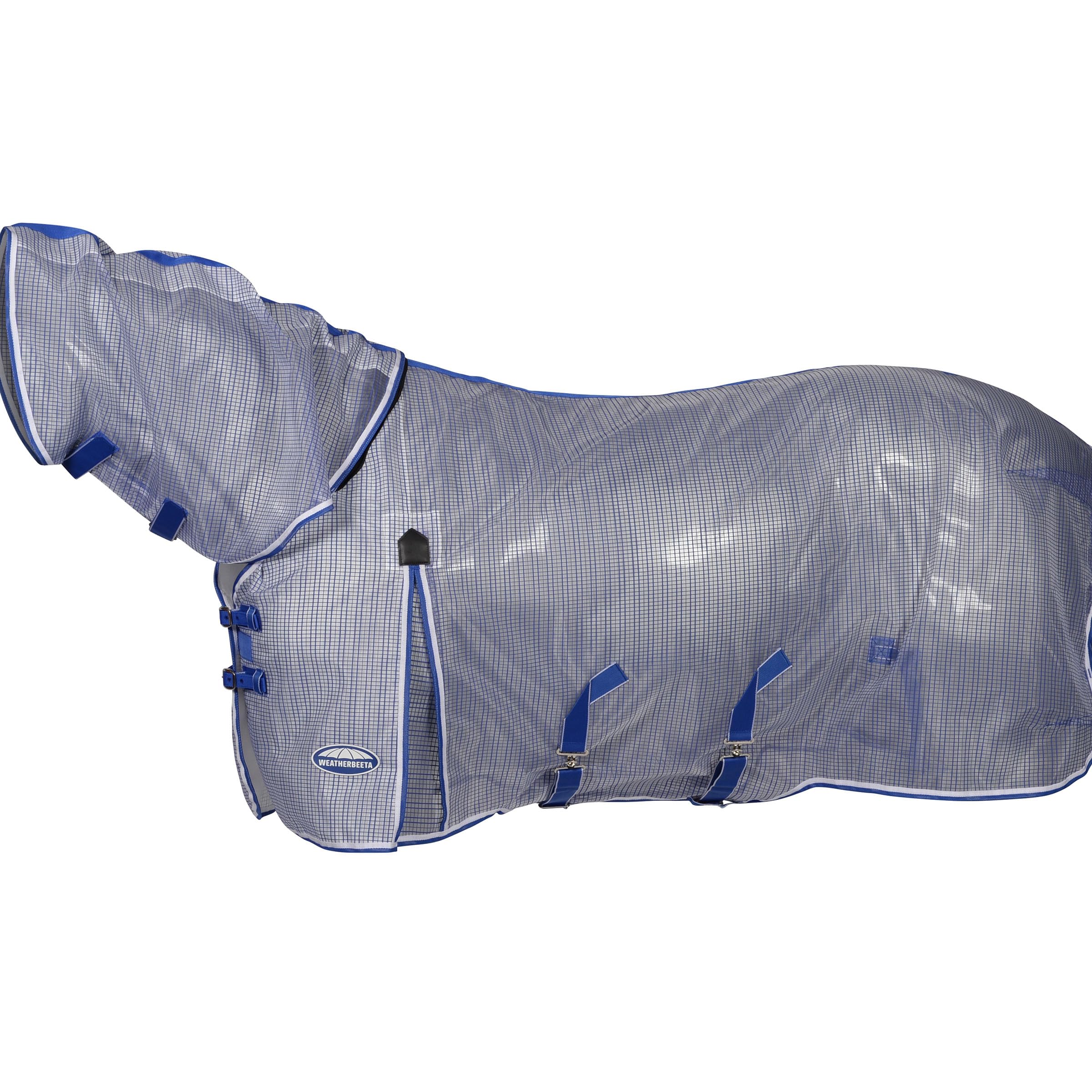 WeatherBeeta ComFiTec Ripshield Plus with Ultra Belly Wrap Combo Neck, White/Blue, 5'0