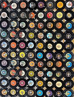 Bulk 7” Genuine Vintage Vinyl Records, Artist Variety Pack of 50