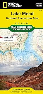 Lake Mead National Recreation Area Map (National Geographic Trails Illustrated Map, 204)