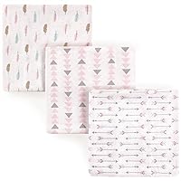 Vista 10 de Luvable Friends - Mantas unisex de franela de algodón para bebés, rayas azules, talla única