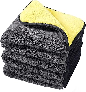 Sponsored Ad - Microfiber Car Drying Towel Multipurpose Cleaning Cloth Plush Microfiber Towel for Cars Scratch-Free 3 Pack