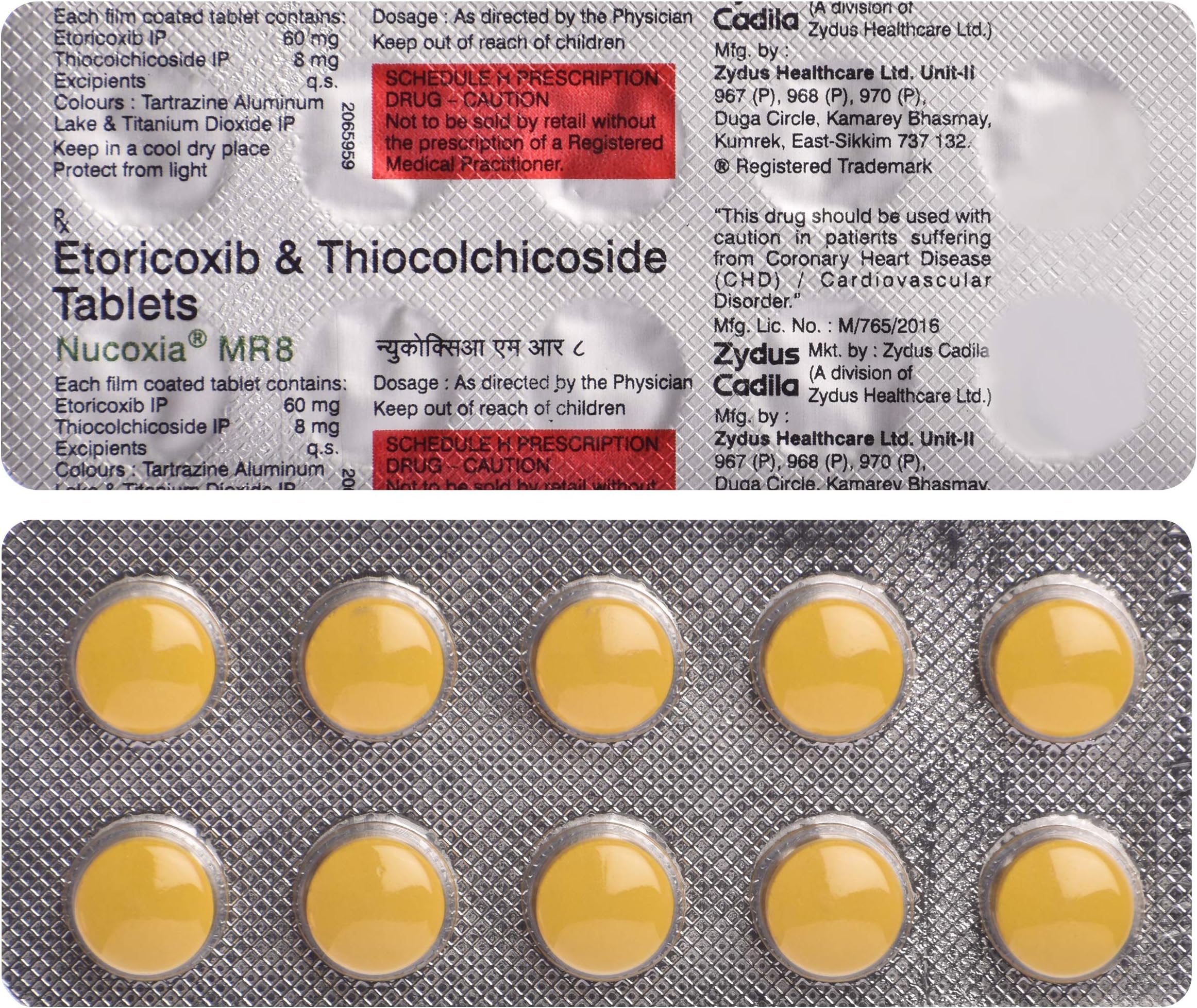 Nucoxia MR8 - Strip of 10 Tablets