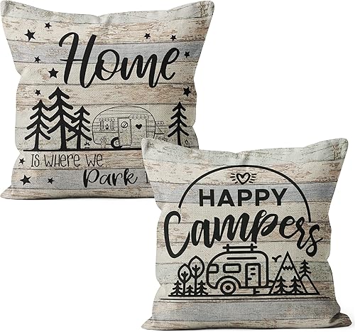 Miniatura 5 de Funda de almohada de 18 x 18 pulgadas, el mejor regalo para propietarios de casas rodantes, decoración de caravana, regalos de caravana,