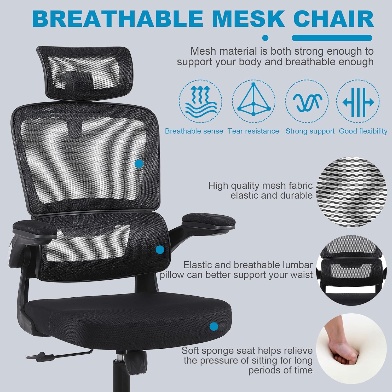 Adjustable headrest features