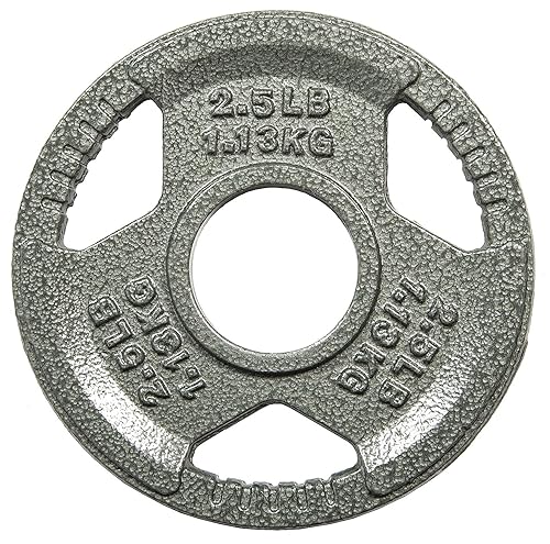 Fitvids Olympic Cast Iron 2-Inch Weight Plates for Strength Training