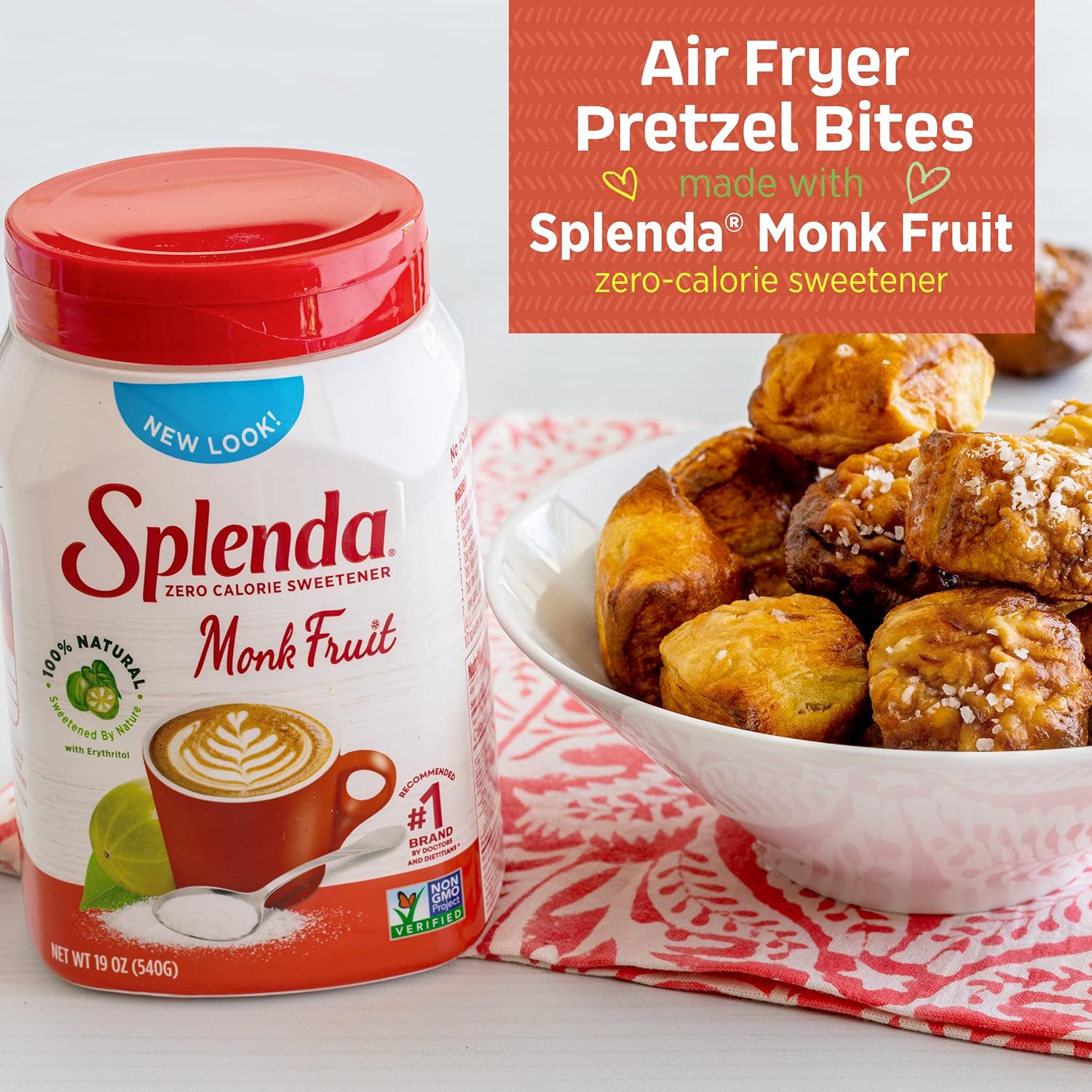 SPLENDA Naturals Monk Fruit Zero Calorie – Tarro edulcorante granulado ...