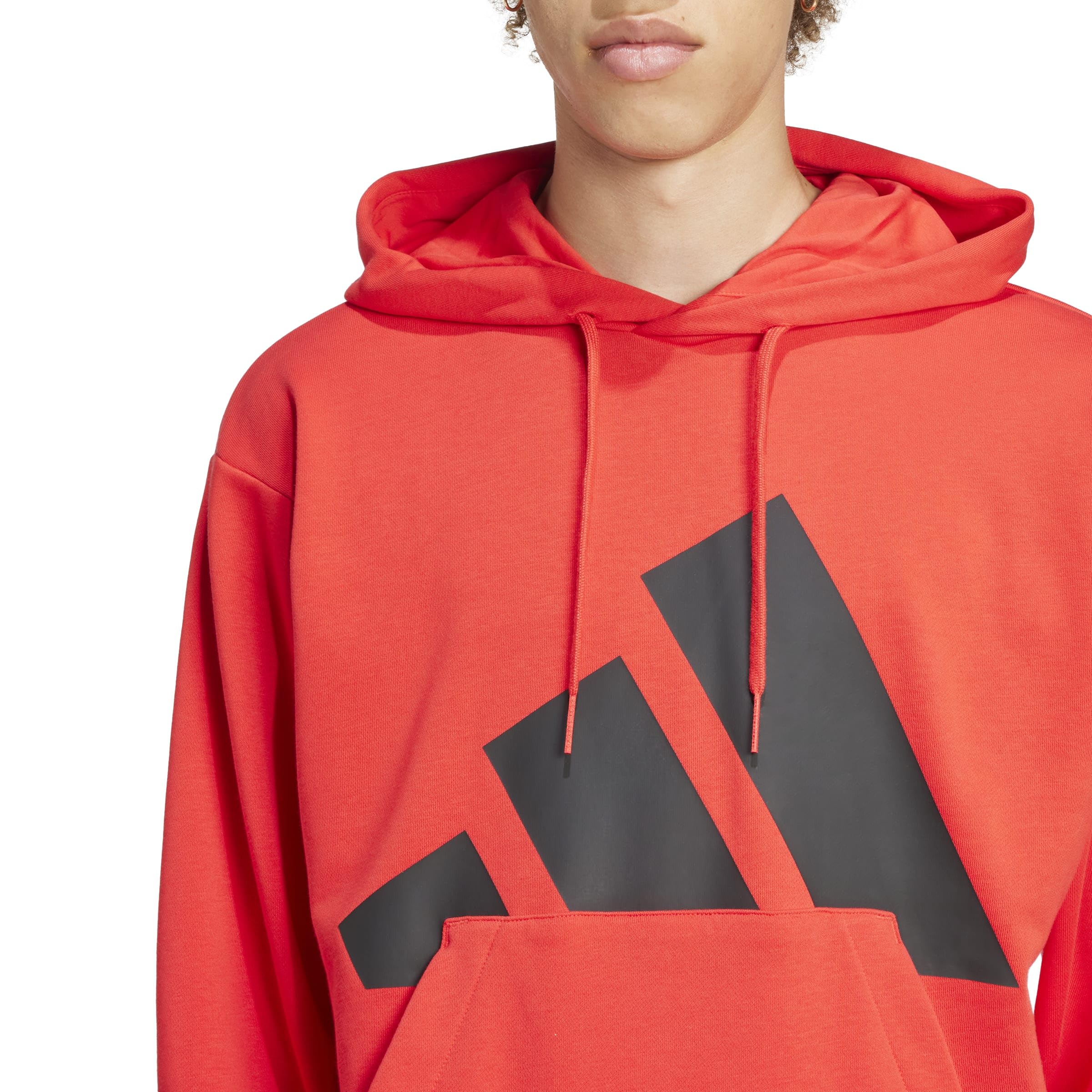 adidas Herren Essentials Big Logo French Terry Hoodie Sweatshirt – Bild 4