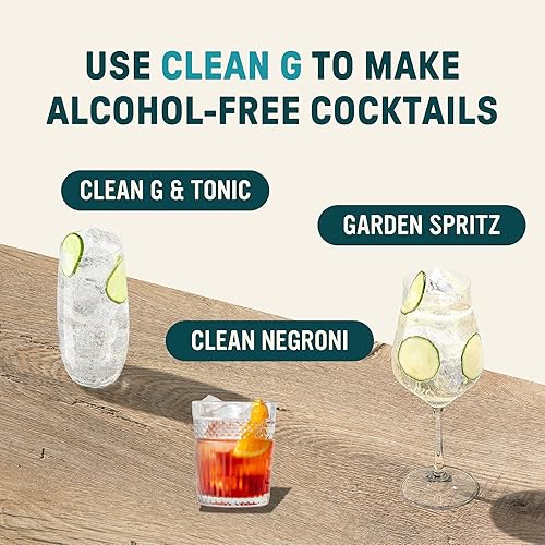 Miniatura 54 de CleanCo Clean T - Alternativa de tequila sin alcohol Licores galardonados de prueba cero Sin azúcar bajo en calorías sin edulcorantes Vegano