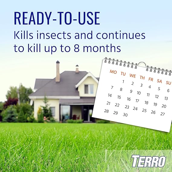 TERRO Ant Dust Powder Killer for Indoors and Outdoors - Kills Ants, Fire Ants, Roaches, Spiders, and Other Insects - T600 - Up to 8 Months Protection - Easy to Use