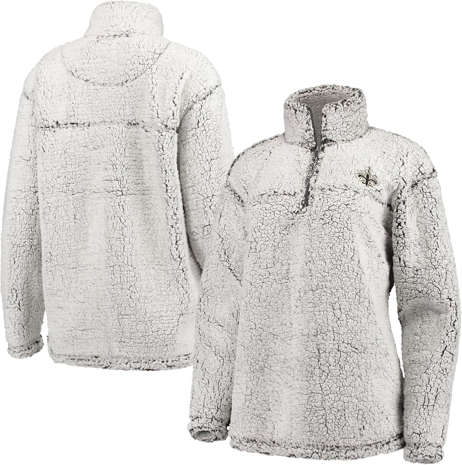 G-III Sports Women's NFL Sherpa Quarter-Zip Pullover Jacket