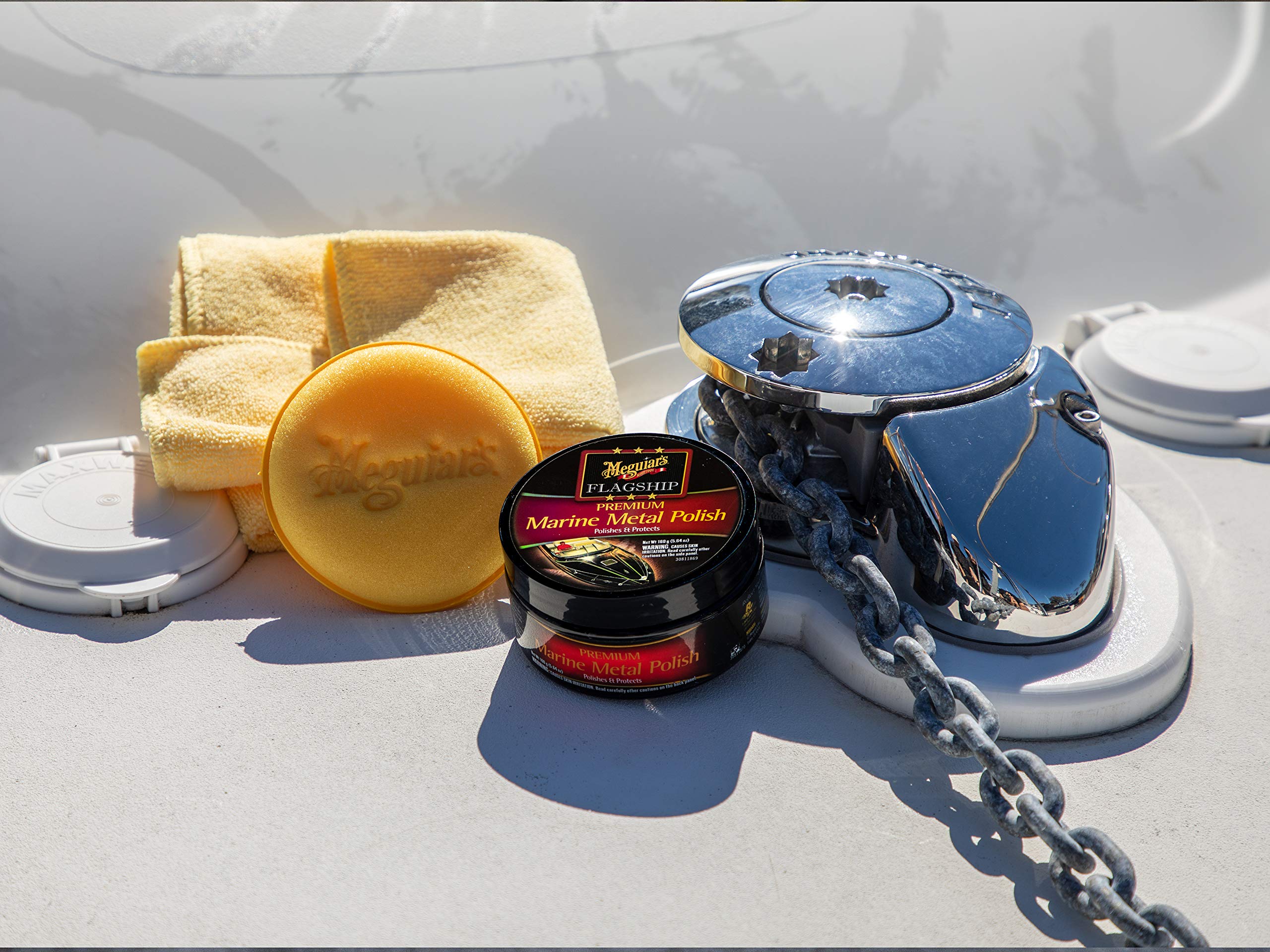 Meguiar's M180406 Marine Metal Polish