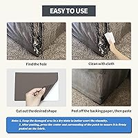 Vista 49 de KING MOUNTAIN Parche de reparación de lona de 9 x 11 pulgadas, 2 piezas, parche de tela impermeable autoadhesivo para sofás, tiendas de campaña