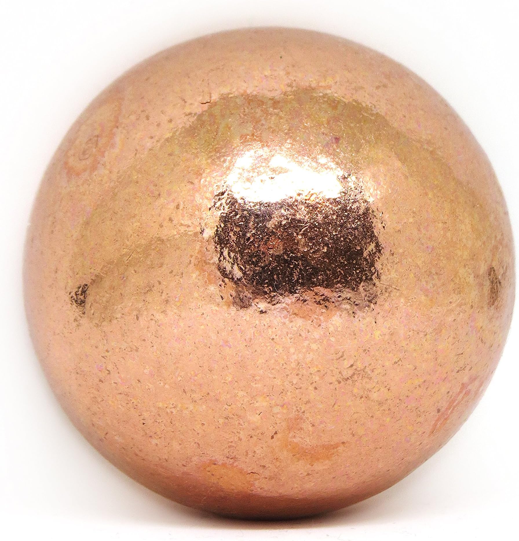 1.9" 50mm Large Solid Copper Ball Sphere Gemstone Crystal Healing