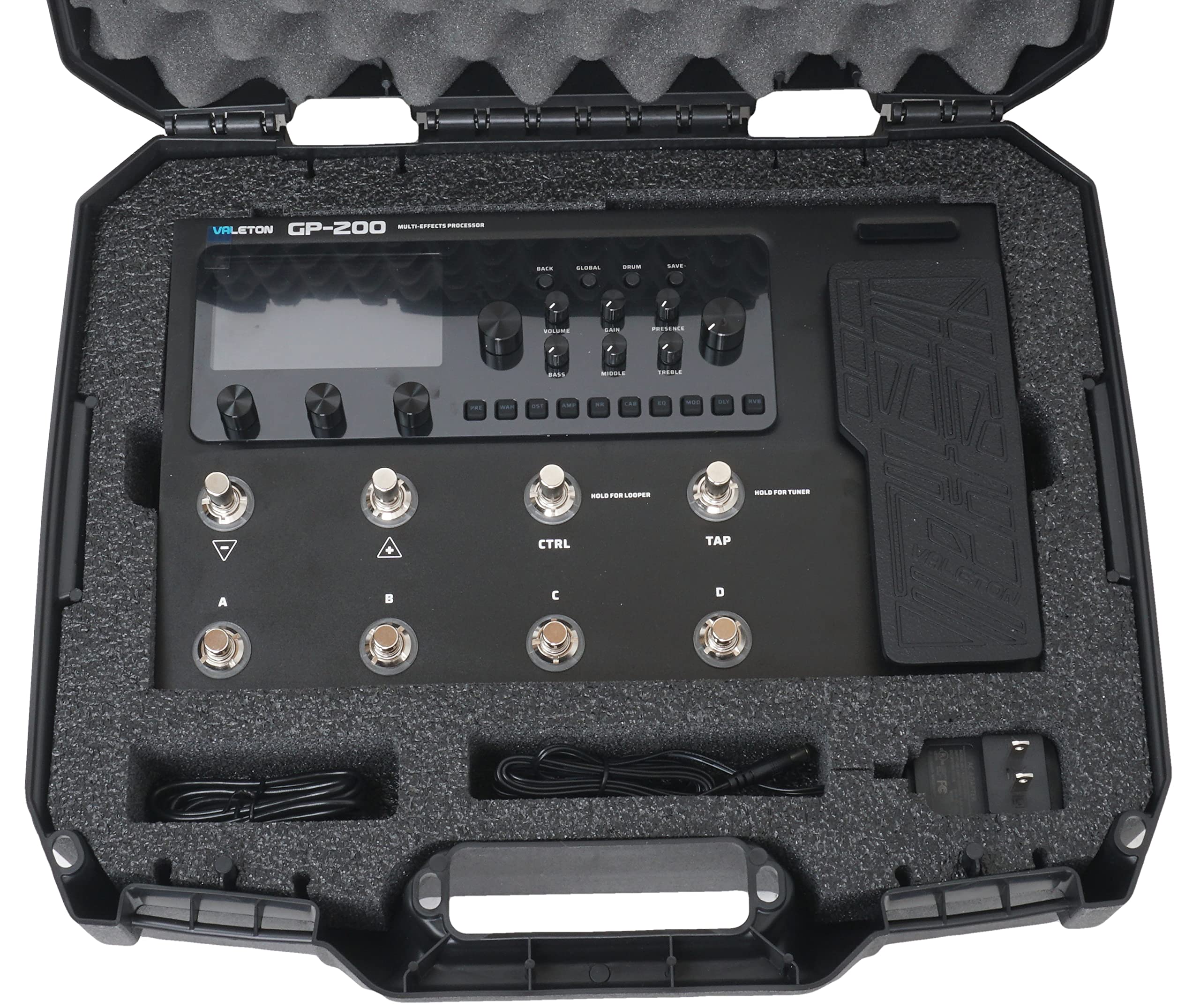 Case Club Reisetasche passend für Valeton GP-200 Multi-Effekt-Prozessor