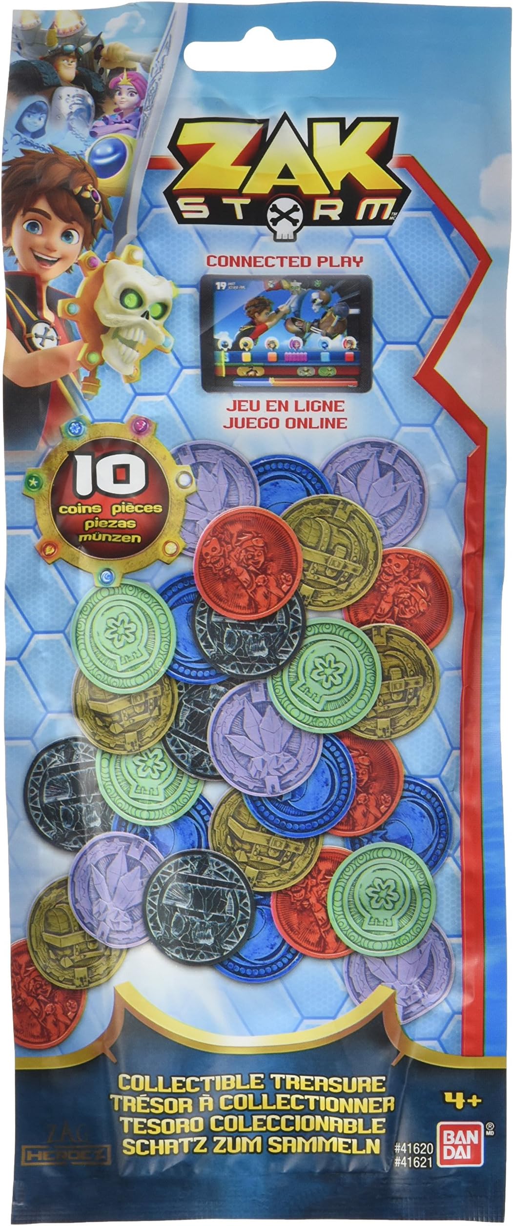 Bandai Zak Storm 41621 Collectible Treasures Pack of 10,