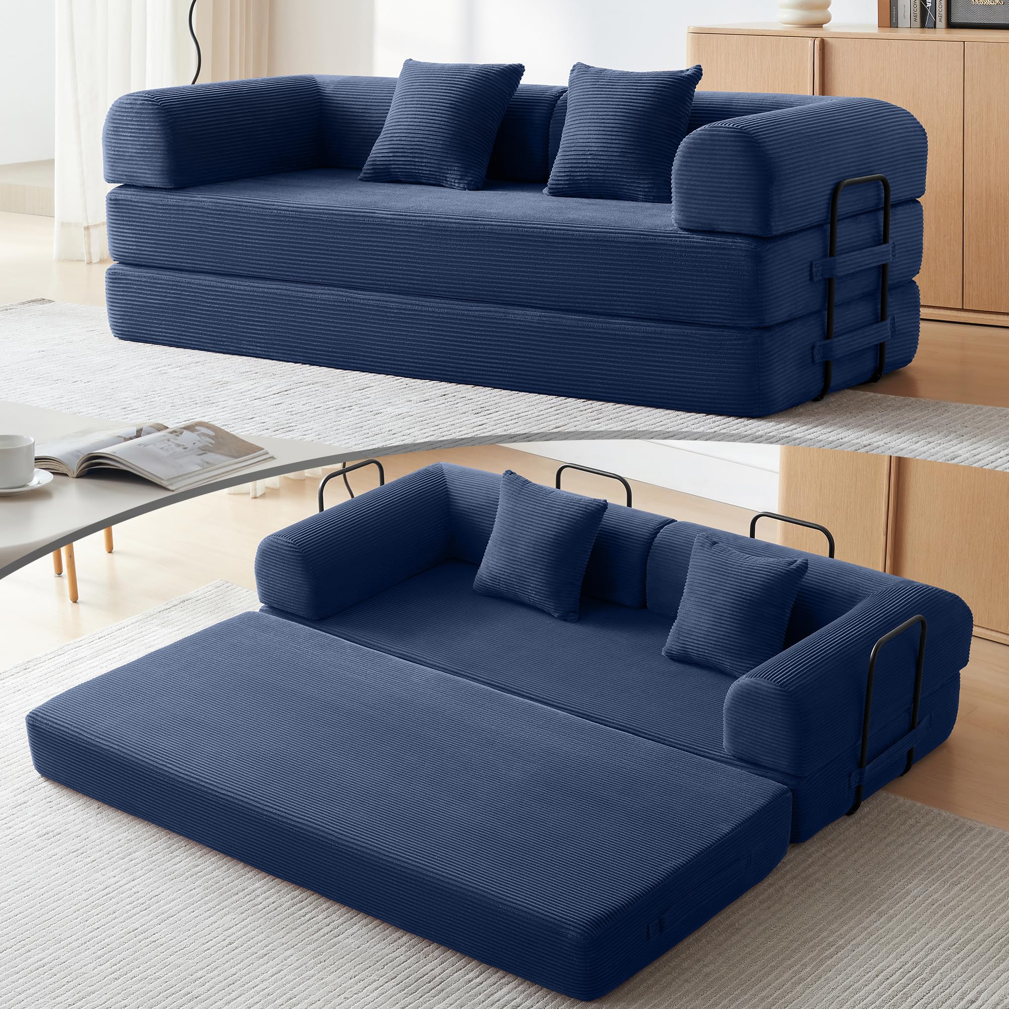 QQR 79 Inch Convertible Sofa Bed