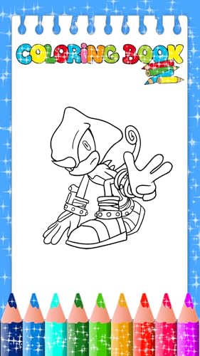 The Hedgehog Glitter Coloring Book