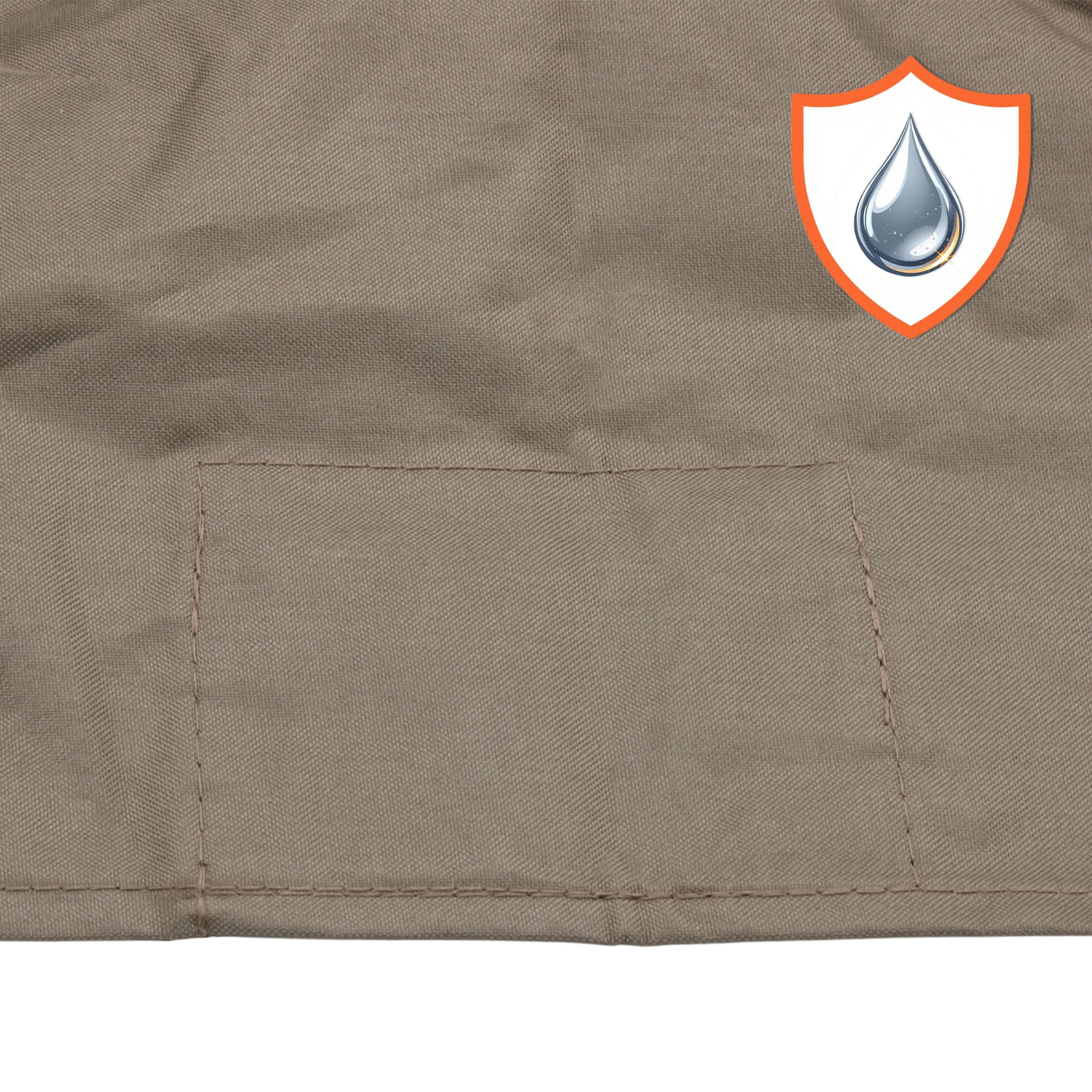 Toit de rechange pour tonnelle Cape Town 4 x 3 m – Imperméable – 3 coloris – toit de tonnelle avec revêtement en PVC 3x4m marron