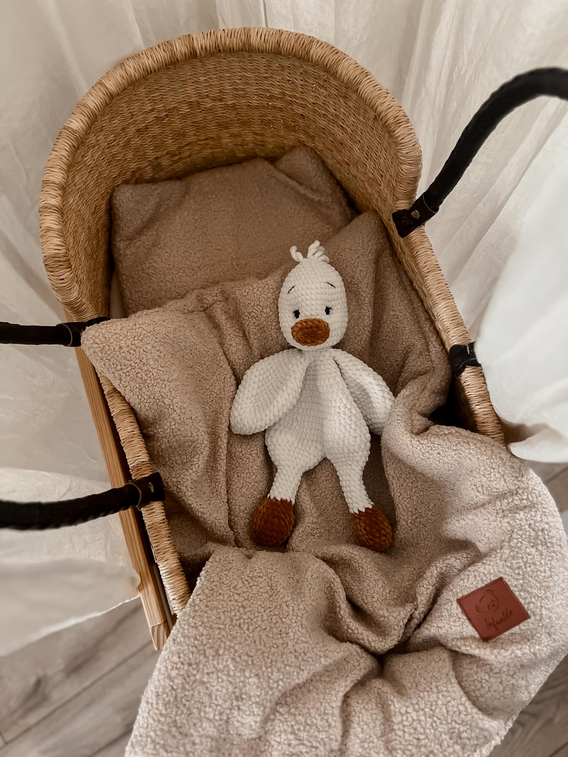 Baby körbchen Bett Babynest - Hochwertiges Tragbares Baby Bett Kompatibilität, Oeko-TEX Zertifiziertes Nestchen Baby Für Frische Eltern, Babybett, Moseskorb Baby, Stubenwagen