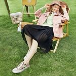 Chaussures de tennis en toile Adokoo pour femmes, baskets basses blanches et noires décontractées, lacées, mode, confortables pour la marche