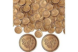 Eucalyptus Style Wax Seal Stickers, 200 Pieces