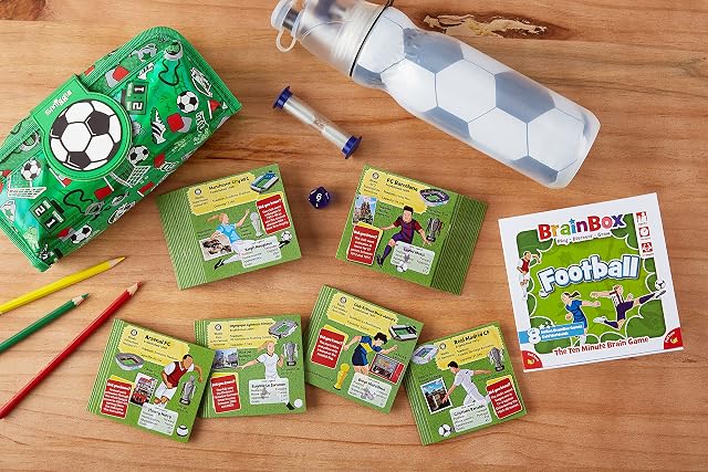 Foto 8 de 8 de BrainBox Football (2022), Card Game, Ages 8+, 1+ Players, 10+ Minutes Playing Time